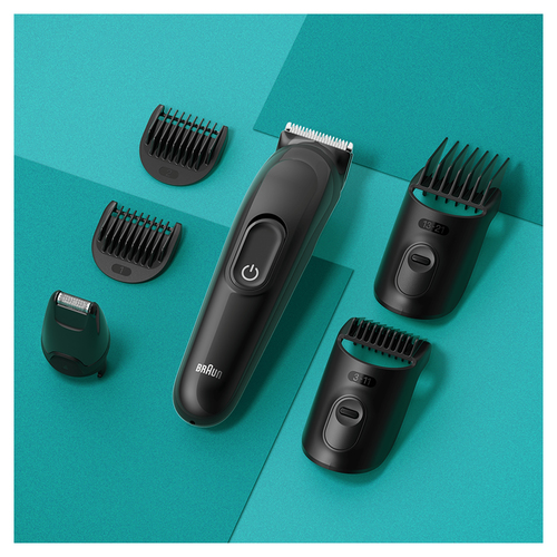 Braun series 3 rasoio elettrico barba, con lama barba ultra affilata,  regolabar