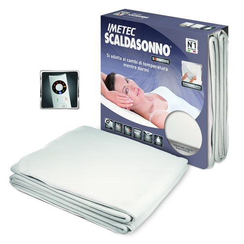 Imetec Scaldasonno Sensitive Maxi Sing 150 W Bianco Microfibra
